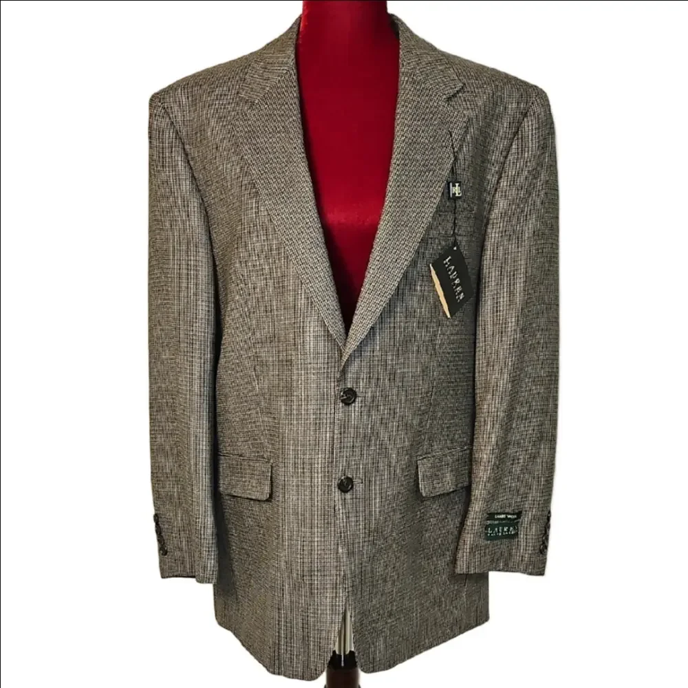 Lauren Ralph Lauren Men's Gray Blazer 42R